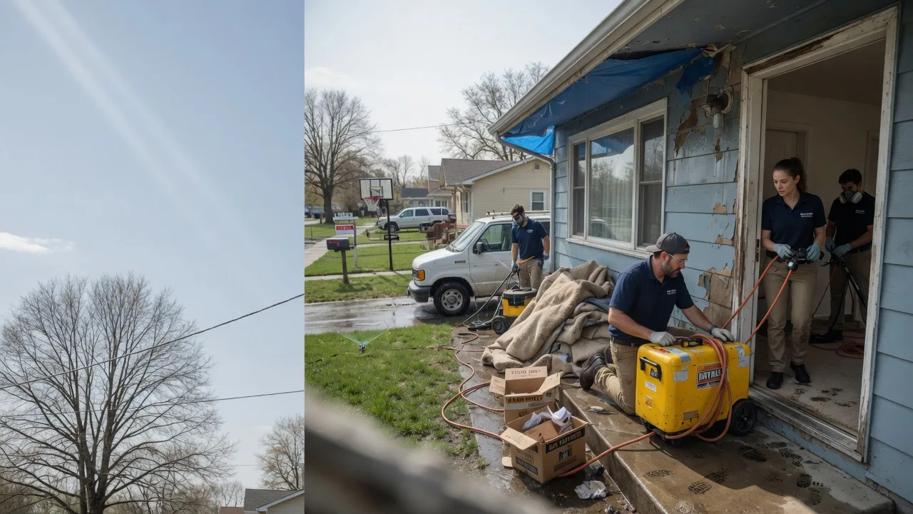 Basement Flood Cleanup in Strong City, KS near me